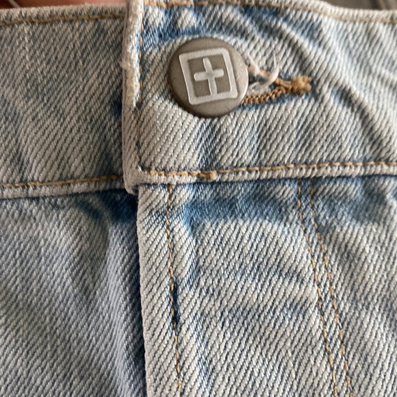 ❌SOLD❌NWT Ksubi Button Fly Frayed Hem Light Blue Denim Mini Skirt💙💙💙 - Picture 12 of 14